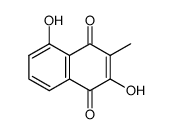 1,4-Naphthalenedione, 2,5-dihydroxy-3-methyl- (9CI)结构式