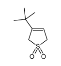 3-tert-butyl-2,5-dihydrothiophene 1,1-dioxide Structure