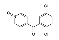 (2,5-dichlorophenyl)-(1-oxidopyridin-1-ium-4-yl)methanone结构式