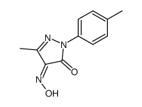 5-methyl-2-p-tolyl-2H-pyrazole-3,4-dione 4-oxime结构式