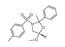 5-methoxy-2-methyl-2-phenyl-3-(toluene-4-sulfonyl)-oxazolidine结构式