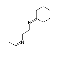 N-[2-(propan-2-ylideneamino)ethyl]cyclohexanimine Structure