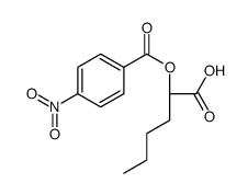 (2S)-2-(4-nitrobenzoyl)oxyhexanoic acid Structure