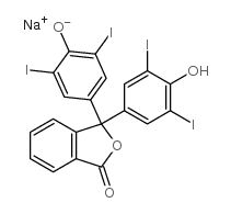 3',3'',5',5''-tetraiodophenolphthalein, sodium salt Structure