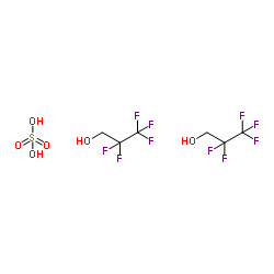2,2,3,3,3-pentafluoropropan-1-ol,sulfuric acid Structure