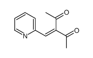 3-(pyridin-2-ylmethylidene)pentane-2,4-dione结构式