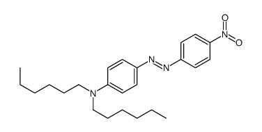 N,N-dihexyl-4-[(4-nitrophenyl)diazenyl]aniline结构式
