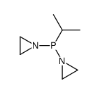 bis(aziridin-1-yl)-propan-2-ylphosphane结构式