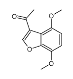 1-(4,7-Dimethoxy-2-benzofuranyl)ethanone结构式