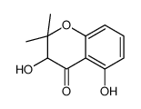 3,5-dihydroxy-2,2-dimethyl-3H-chromen-4-one结构式