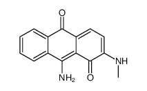 9-amino-2-(methylamino)anthracene-1,10-dione Structure