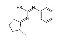 1-(1-methylpyrrolidin-2-ylidene)-3-phenylthiourea Structure