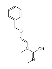 1,3-dimethyl-1-(phenylmethoxyiminomethyl)urea Structure