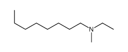 N-ethyl-N-methyloctan-1-amine Structure