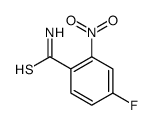 Benzenecarbothioamide, 4-fluoro-2-nitro- (9CI) picture