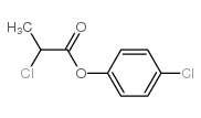 Propanoic acid,2-chloro-, 4-chlorophenyl ester结构式