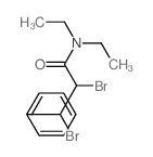 Benzenepropanamide, a,b-dibromo-N,N-diethyl-结构式