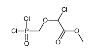 methyl 2-chloro-2-(dichlorophosphorylmethoxy)acetate Structure