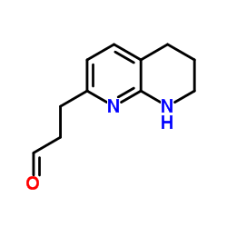 3-(1,5,6,7-Tetrahydro-1,8-naphthyridin-2-yl)propanal Structure