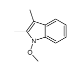 1H-Indole,1-methoxy-2,3-dimethyl-(9CI) structure