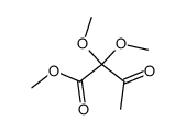 methyl 2,2-dimethoxy-3-oxobutanoate Structure