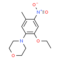 4-(2-Ethoxy-5-methyl-4-nitrophenyl)morpholine picture