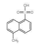 5-Methyl-1-naphthalenesulfonic acid structure