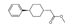 trans-4-Phenylcyclohexylessigsaeuremethylester结构式