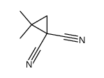 2,2-dimethyl-1,1-cyclopropanedicarbonitrile结构式