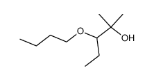 3-butyloxy-2-methyl-pentanol-(2)结构式