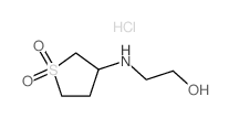 2-[(1,1-dioxothiolan-3-yl)amino]ethanol structure