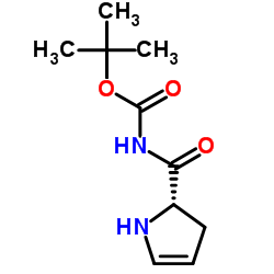 tert-butyl (2S)-2-carbamoyl-2,3-dihydropyrrole-1-carboxylate Structure