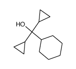 alpha,alpha-dicyclopropylcyclohexylmethanol Structure