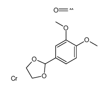 (3,4-Dimethoxybenzaldehyde ethylene acetal)chromium Tricarbonyl结构式