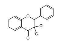 3,3-dichloro-2-phenyl-4-chromanone结构式