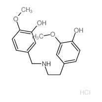 4-[2-[(3-hydroxy-4-methoxy-phenyl)methylamino]ethyl]-2-methoxy-phenol结构式