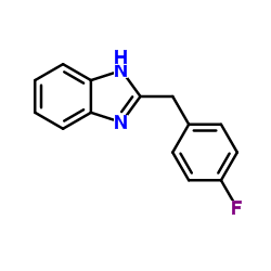 2-(4-Fluorobenzyl)-1H-benzimidazole Structure