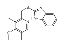 2-[(4-methoxy-3,5-dimethylpyridin-2-yl)methylsulfanyl]-1H-benzimidazole Structure