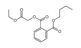 1-O-butyl 2-O-(2-ethoxy-2-oxoethyl) benzene-1,2-dicarboxylate Structure