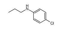 p-chloro-N-(n-propyl)aniline Structure