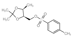 (4S,5R)-2,2,4-trimethyl-5-[(4-methylphenyl)sulfonyloxymethyl]-1,3-dioxolane Structure