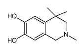 6,7-Isoquinolinediol, 1,2,3,4-tetrahydro-2,4,4-trimethyl- (9CI) Structure