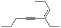 (Z)-4-Ethyl-3-nonen-5-yne structure