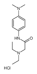 2-(diethylamino)-N-[4-(dimethylamino)phenyl]acetamide,hydrochloride结构式