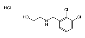 2-[[(2,3-dichlorophenyl)methyl]amino]ethanol hydrochloride Structure