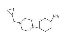 (1S,4S)-4-(4-(环丙基甲基)哌嗪-1-基)环己胺图片