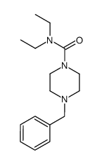 4-benzyl-N,N-diethylpiperazine-1-carboxamide结构式