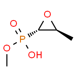 Phosphonic acid, (3-methyloxiranyl)-, monomethyl ester, trans-(-)- (9CI) Structure