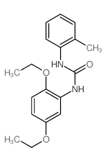 Urea,N-(2,5-diethoxyphenyl)-N'-(2-methylphenyl)- Structure