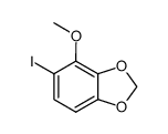 5-iodo-4-methoxybenzo[d][1,3]dioxole结构式